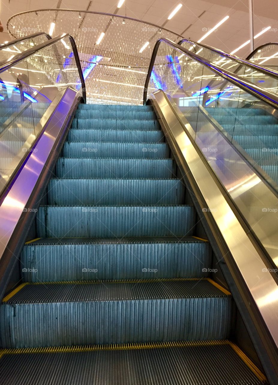 Atlanta airport escalator