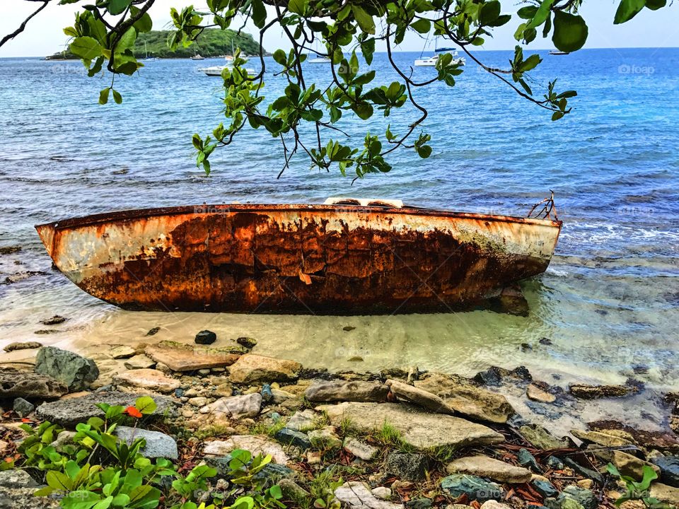 Shipwreck on Vieques Island 