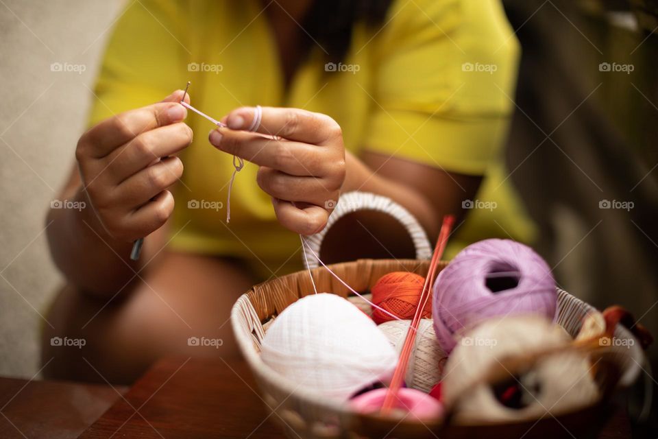 Crocheting