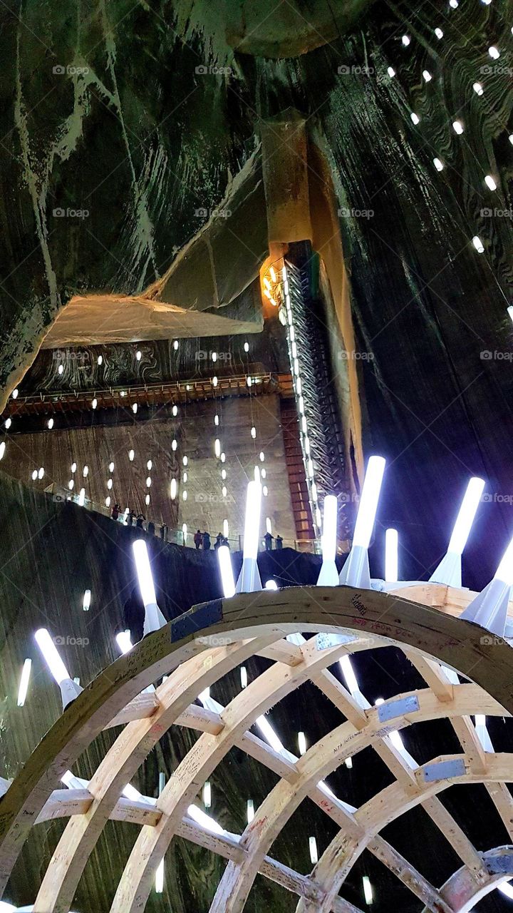 salt mine Turda, Romania