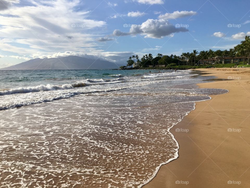 Tourist enjoying at sandy beach