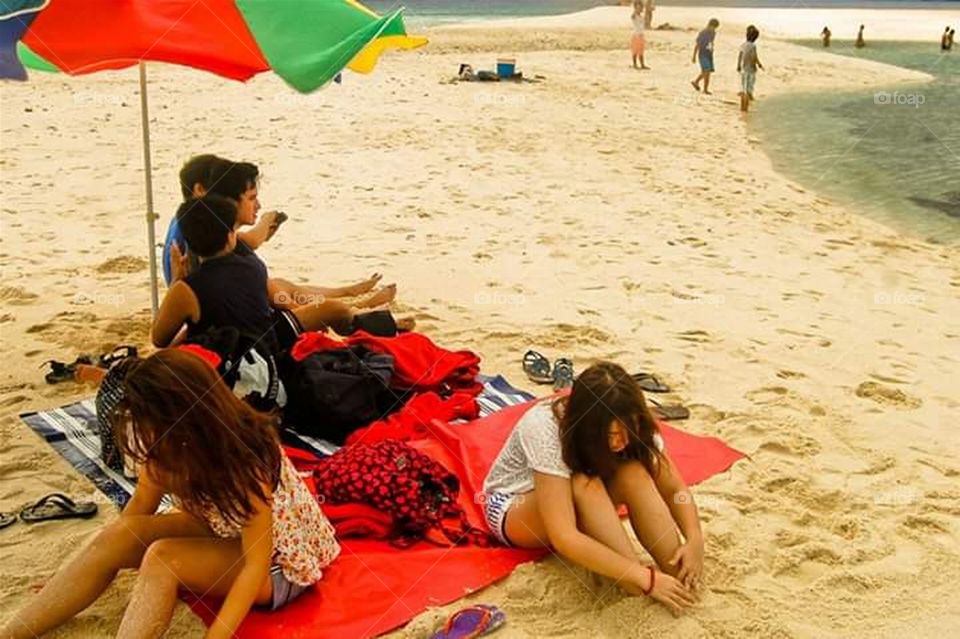 Sisters at the Beach