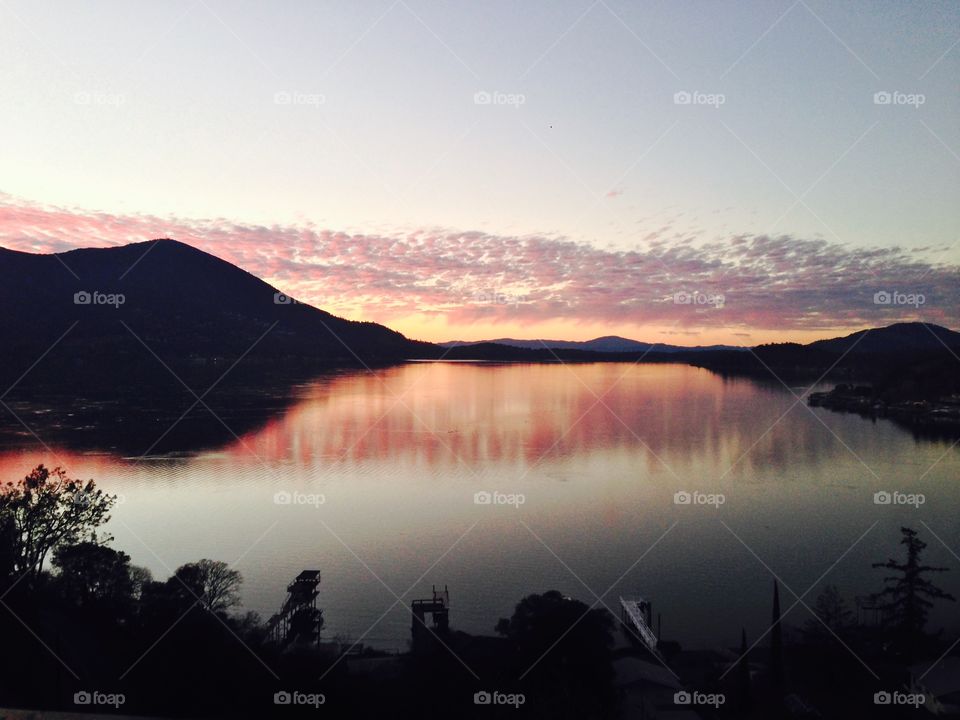 Sunset Clear Lake