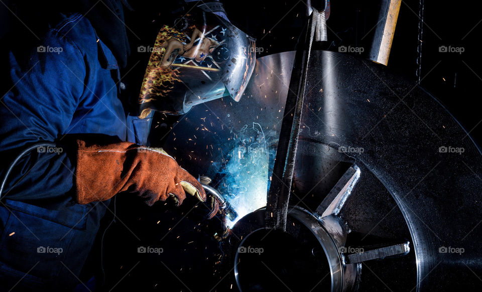 Welding is one of the famous Technique to make art in a company