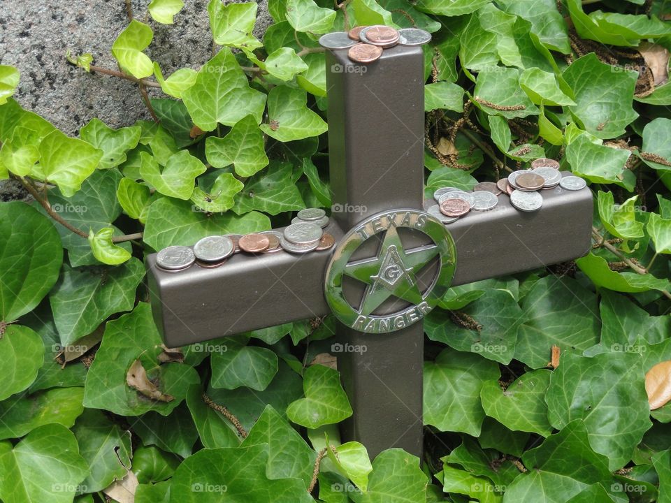 Cross at graveyard