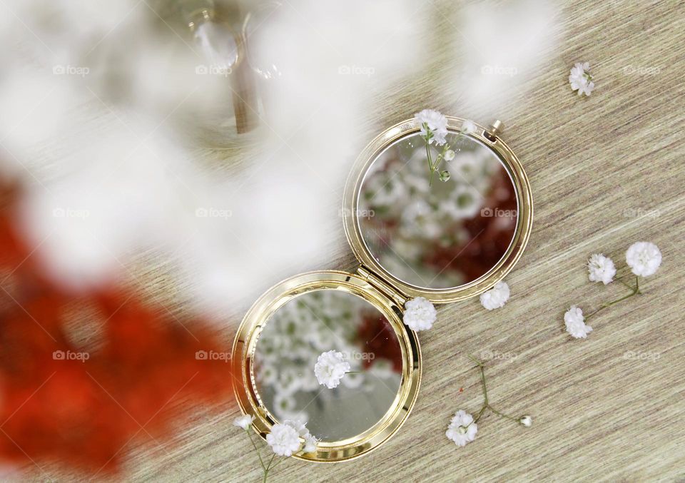 beauty in the mirror