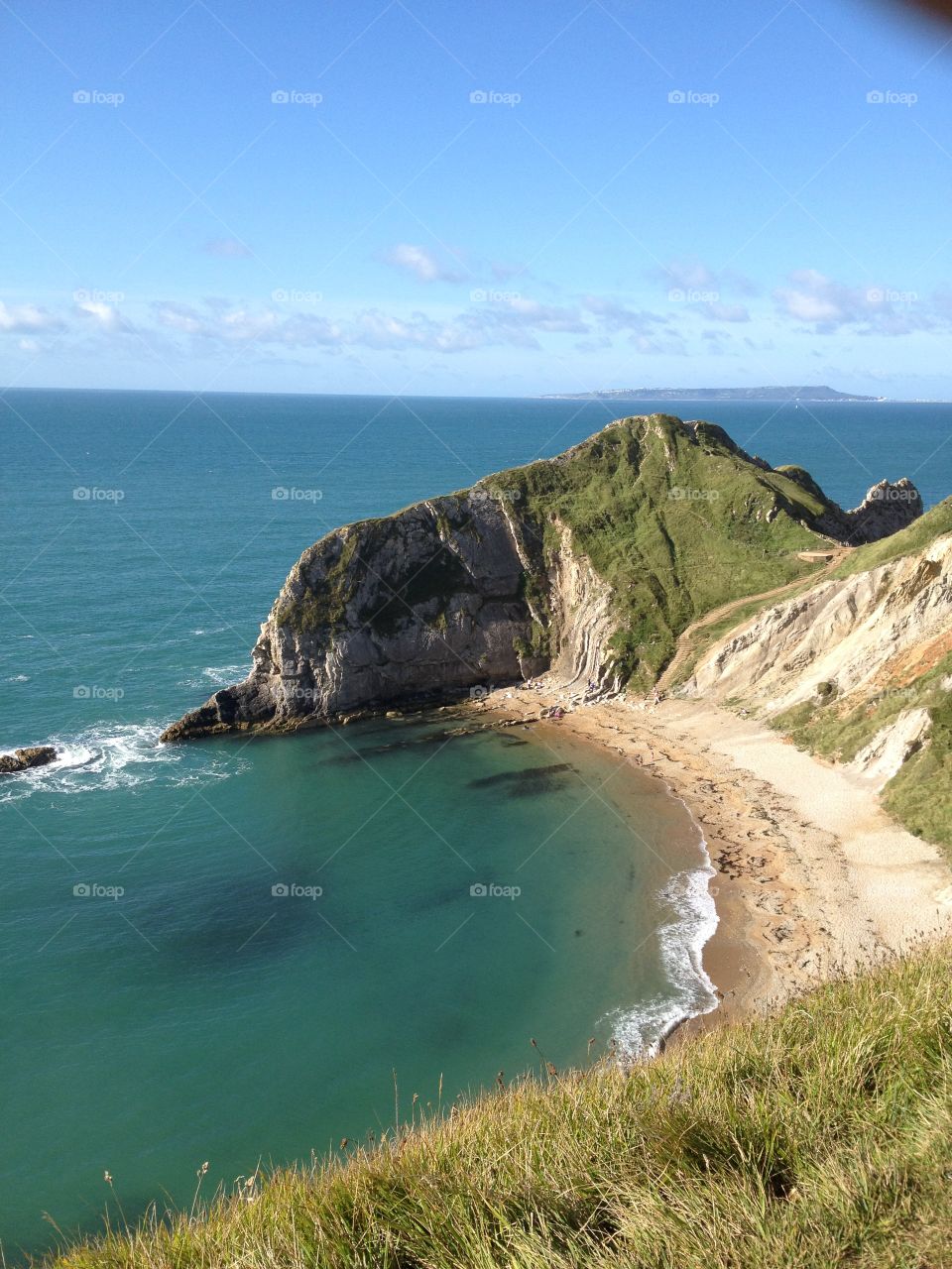 Beautiful beach durdle door  in England 