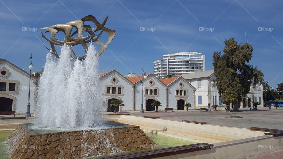 Larnaca town square
