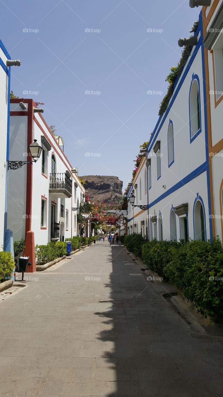 nice Street on the spanish coast
