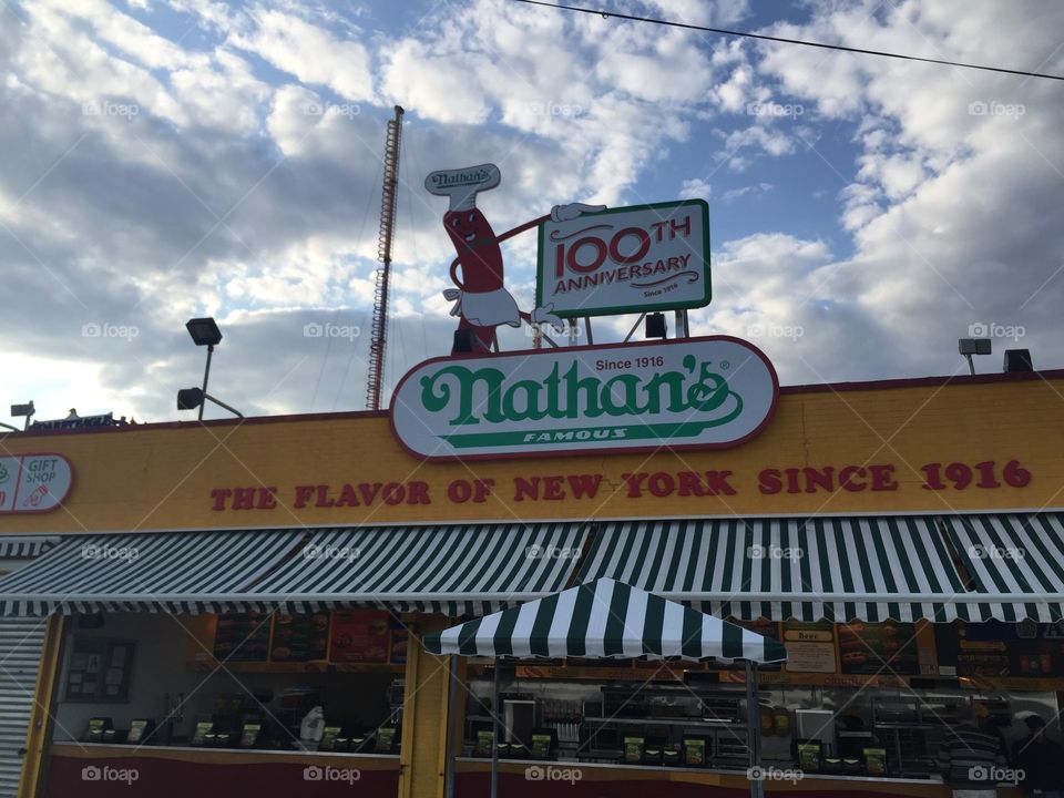 Nathan's Hot Dogs 100 Year Anniversary 