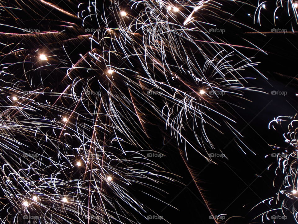 Low angle view of fireworks