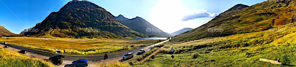 Beautiful landscape in Scotland! 