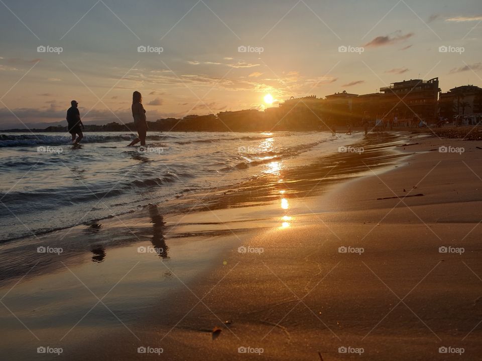 sunset , Spain , Salou