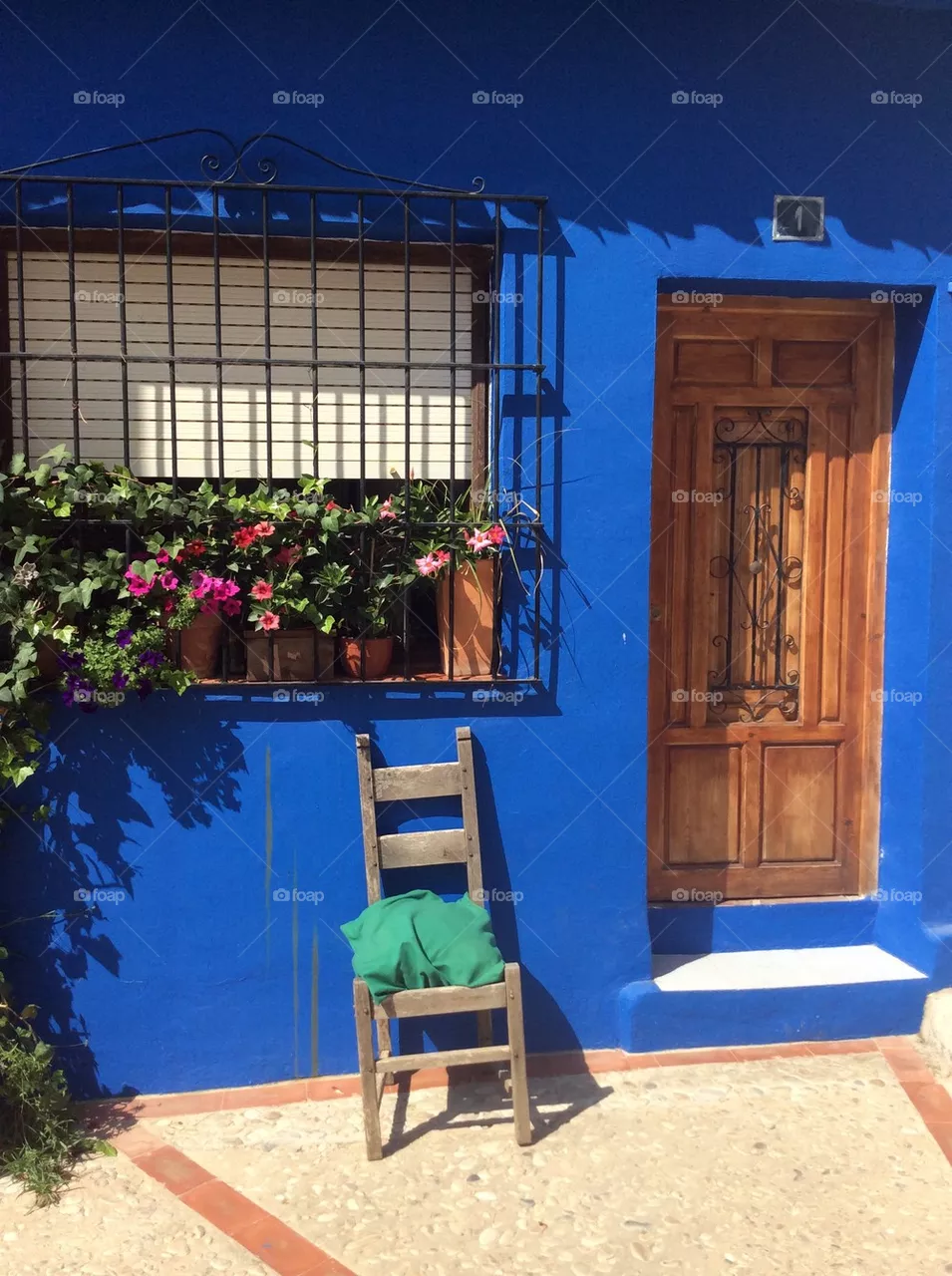 Blue house