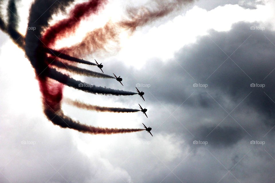 red arrows air day yeovil by Gummer