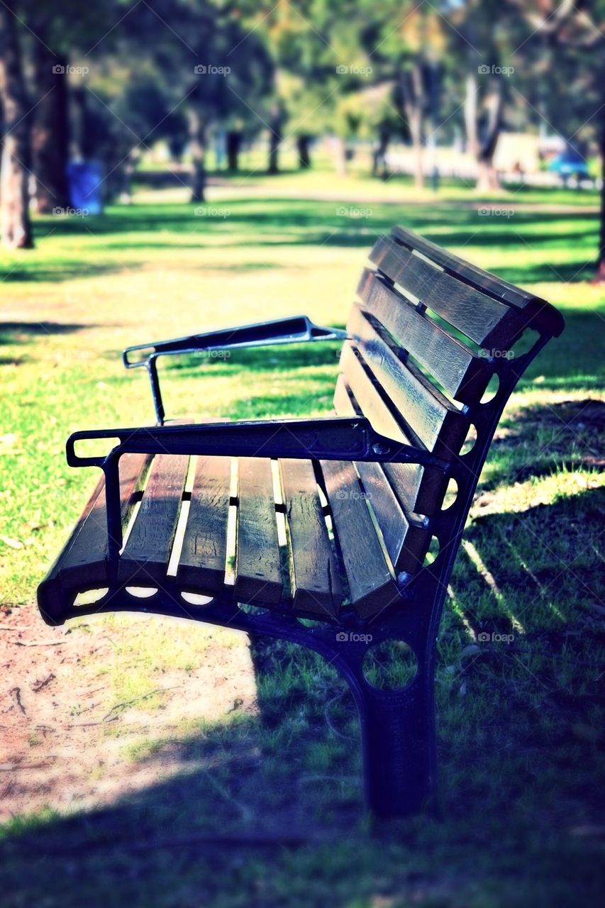lonely bench..
