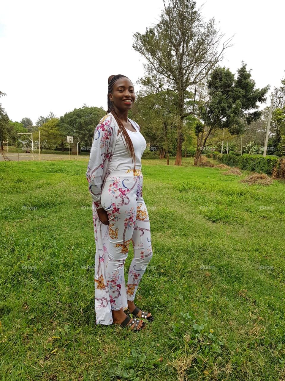 A picture by the field