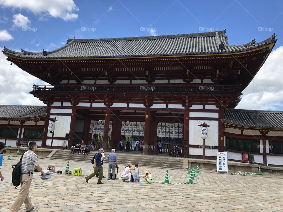Great gate of zen Temple 