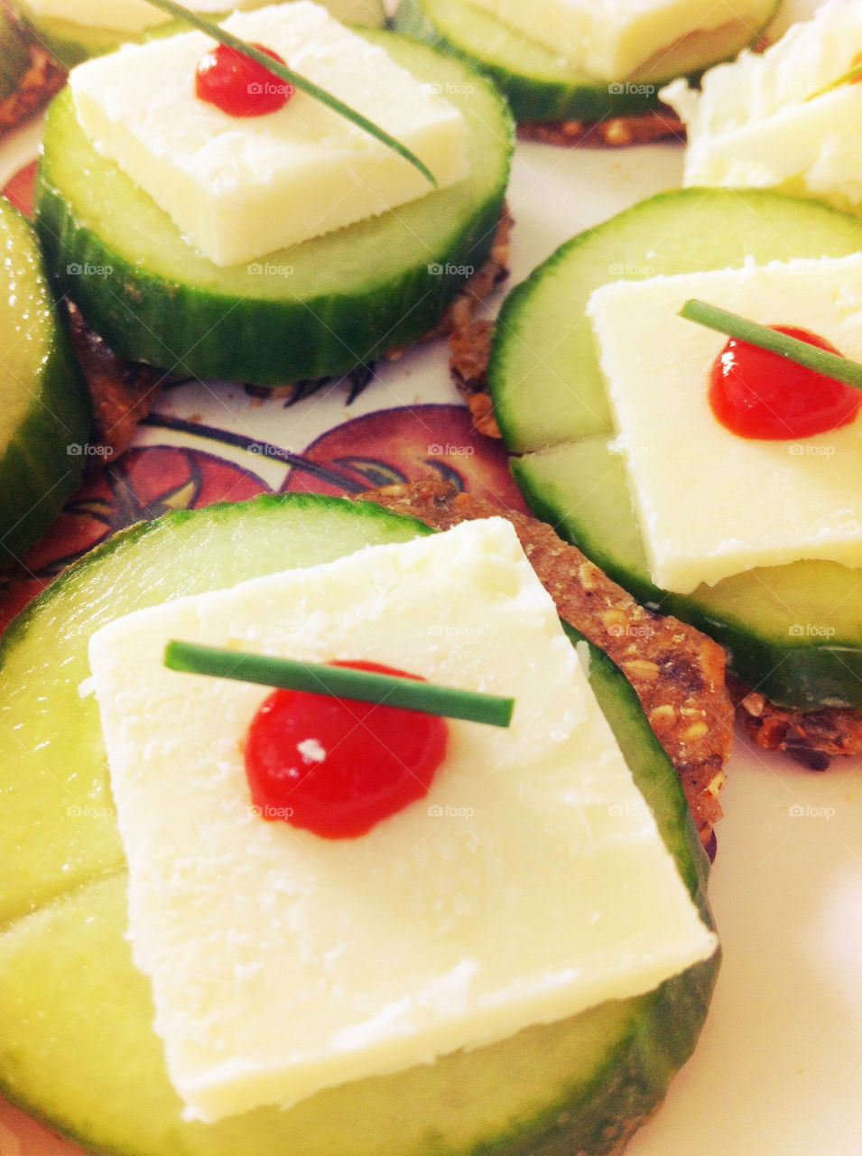 foods fresh cheese cucumber by percypiglet