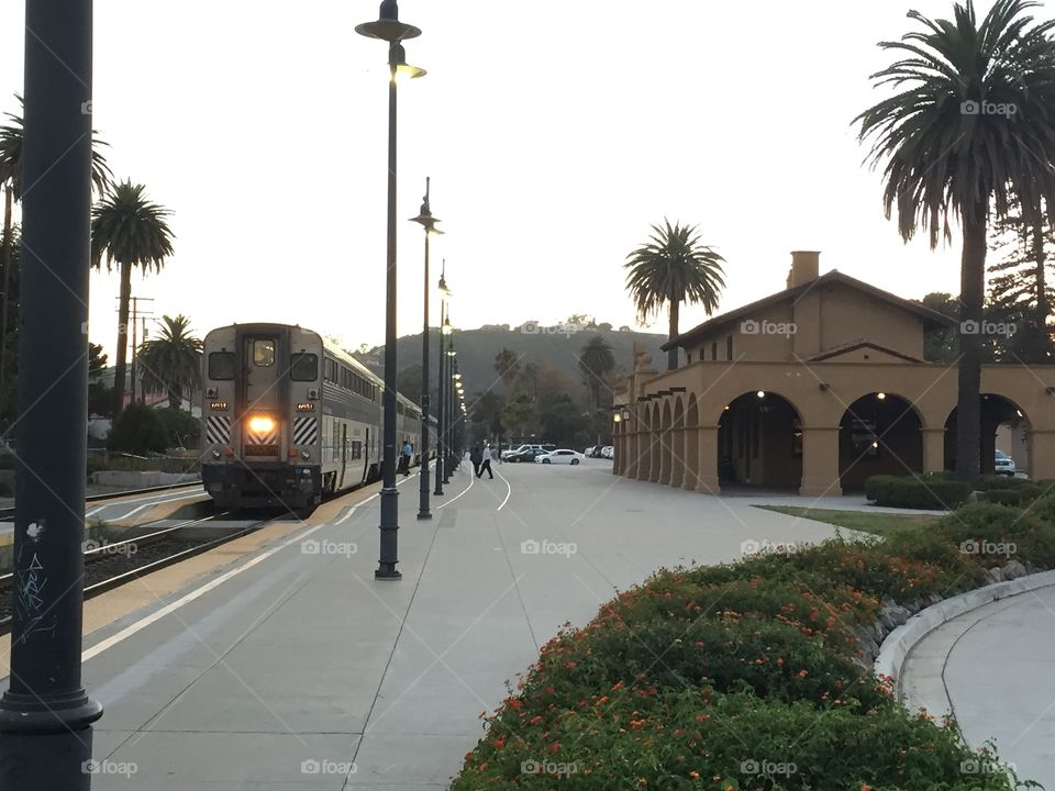 Santa Barbara, California Train Station September, 2015