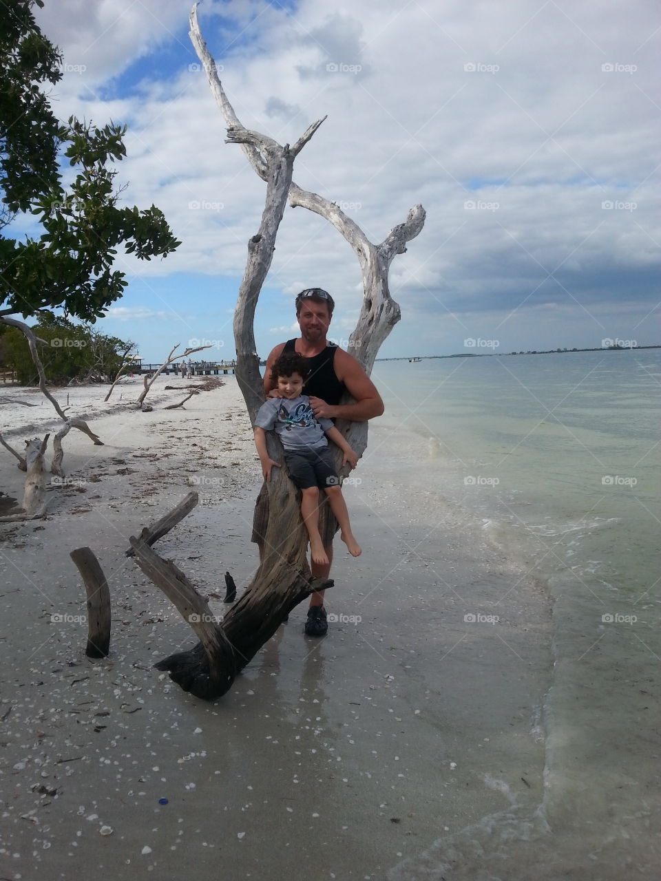 Day at the beach with cousin