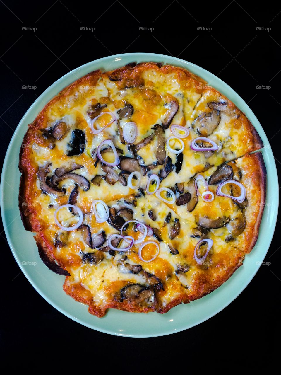 Mushroom pizza