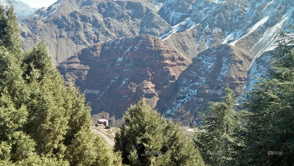 a beautiful and magic landscape in Morocco.