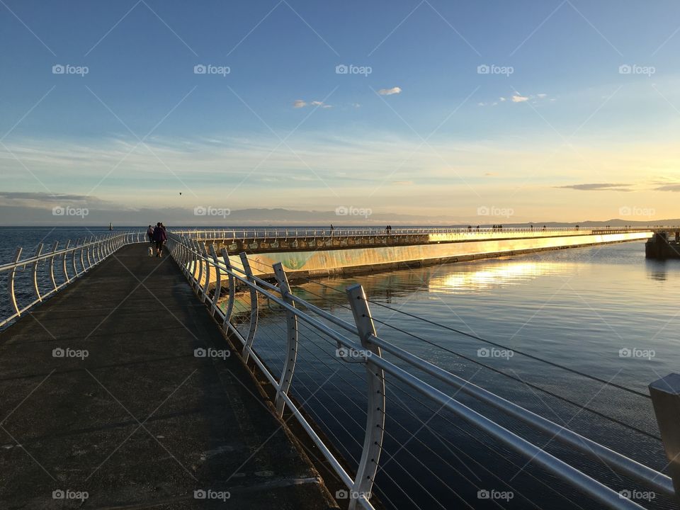 By the breakwater on Ogden Point