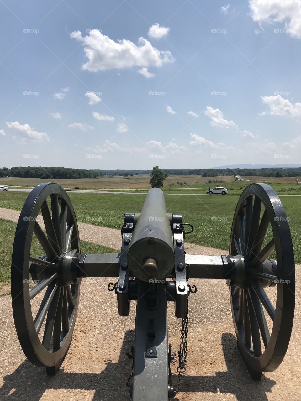 Field view at Gettysburg  PA
