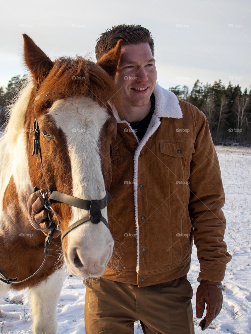 A Man and his horse . life is beautiful, to be with them he love to spend time with ,here horses