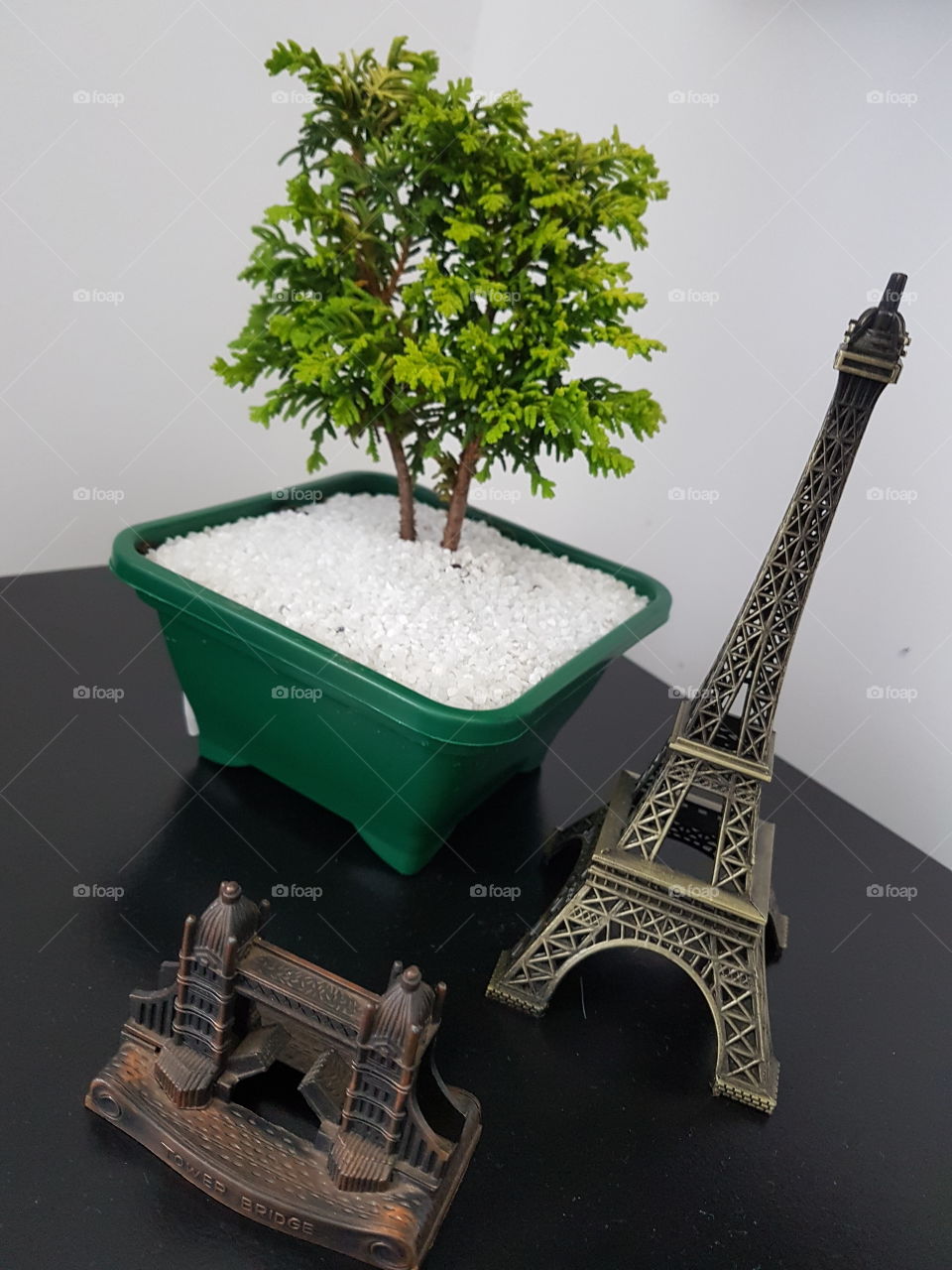 Bonsai with ornaments