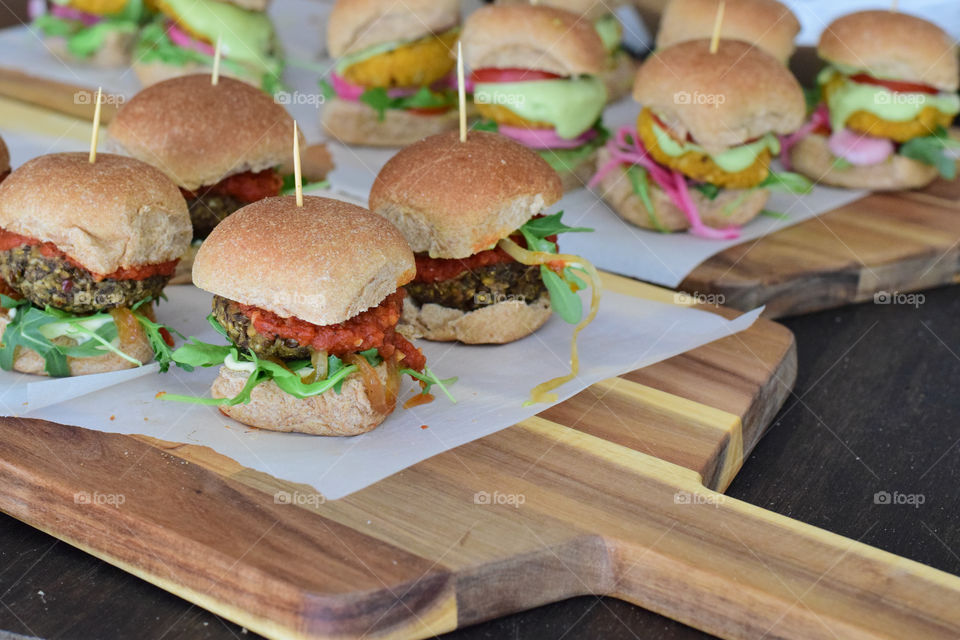 Vegan Sliders for dinner