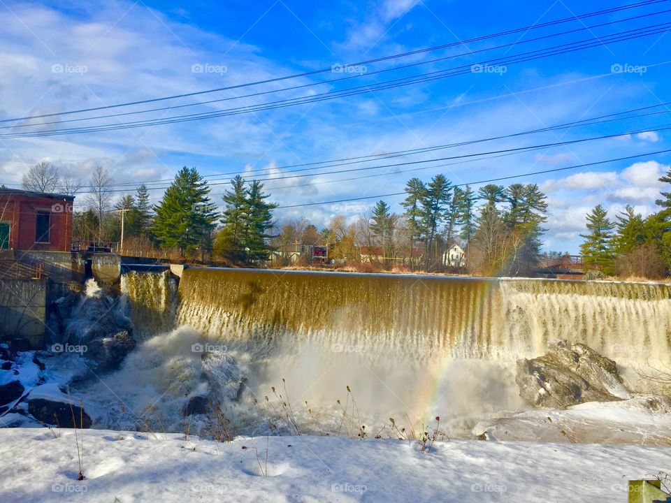 Rainbow over Dam VT