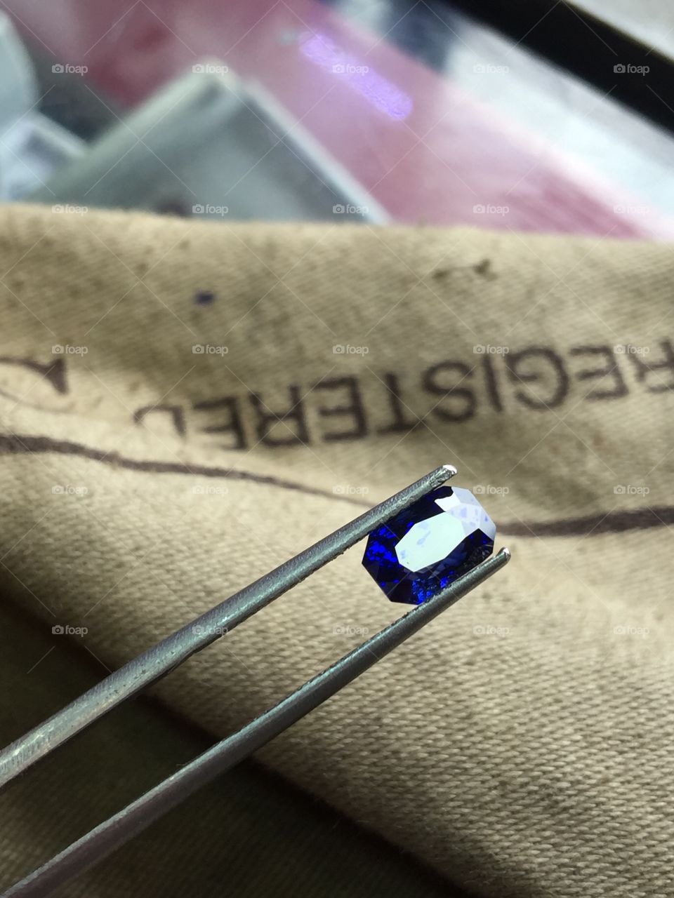 Royal blue sapphire 