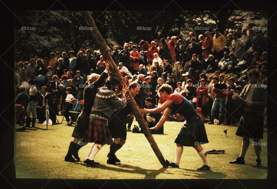 Scotland. Highland games