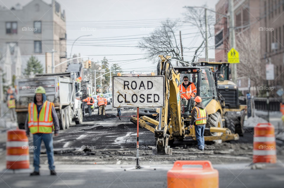 Road closed