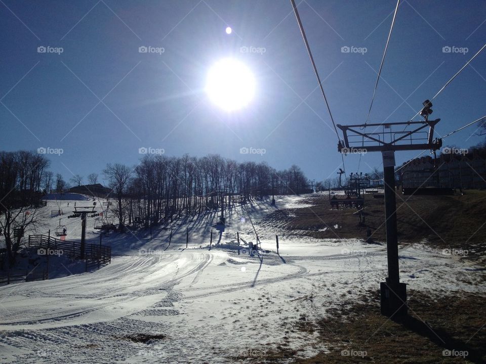 Ski slopes