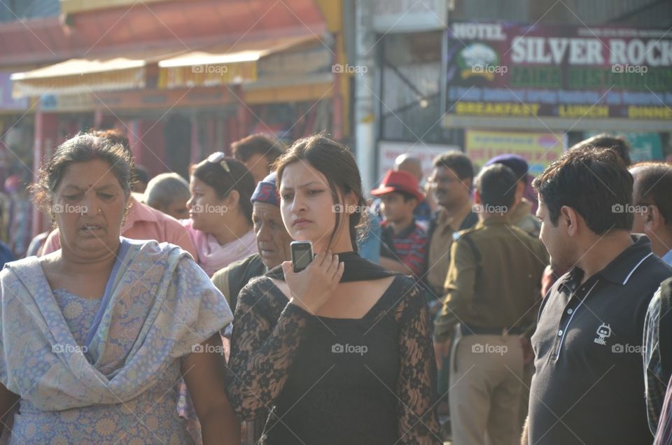 People, Woman, Group, Many, Festival