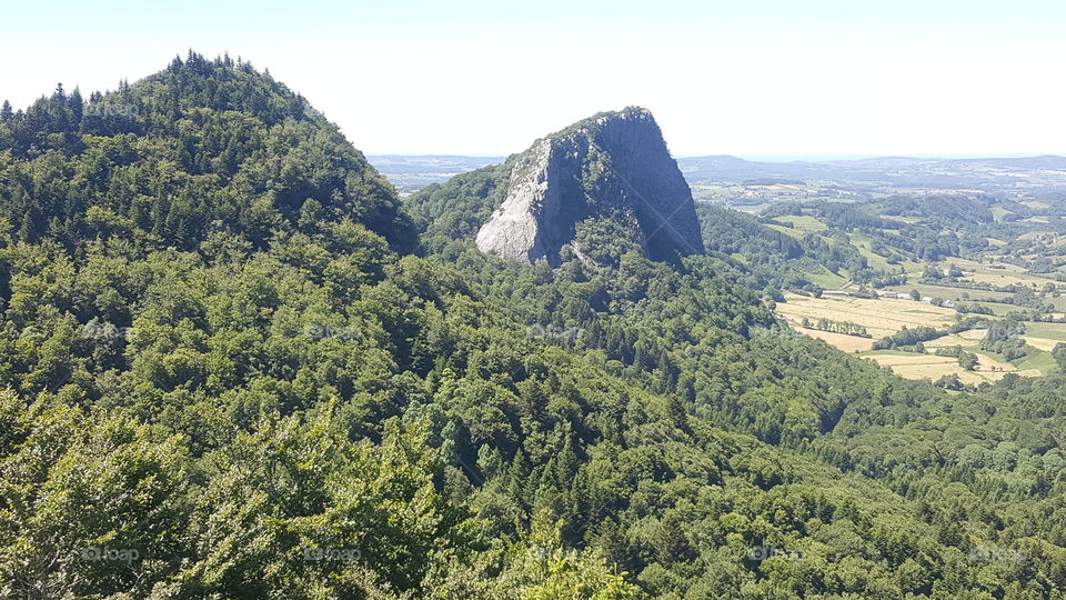 Roches des Tuillières in Auvergne, France