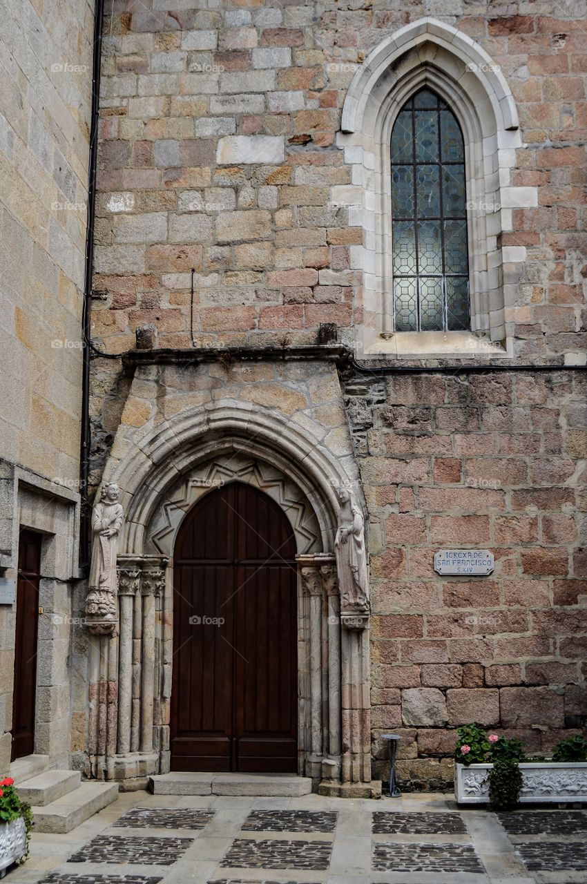 Iglesia de san francisco, betanzos, spain