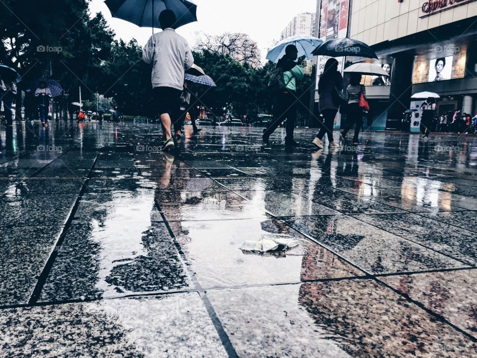 I like photography in rain especially low angle shots 