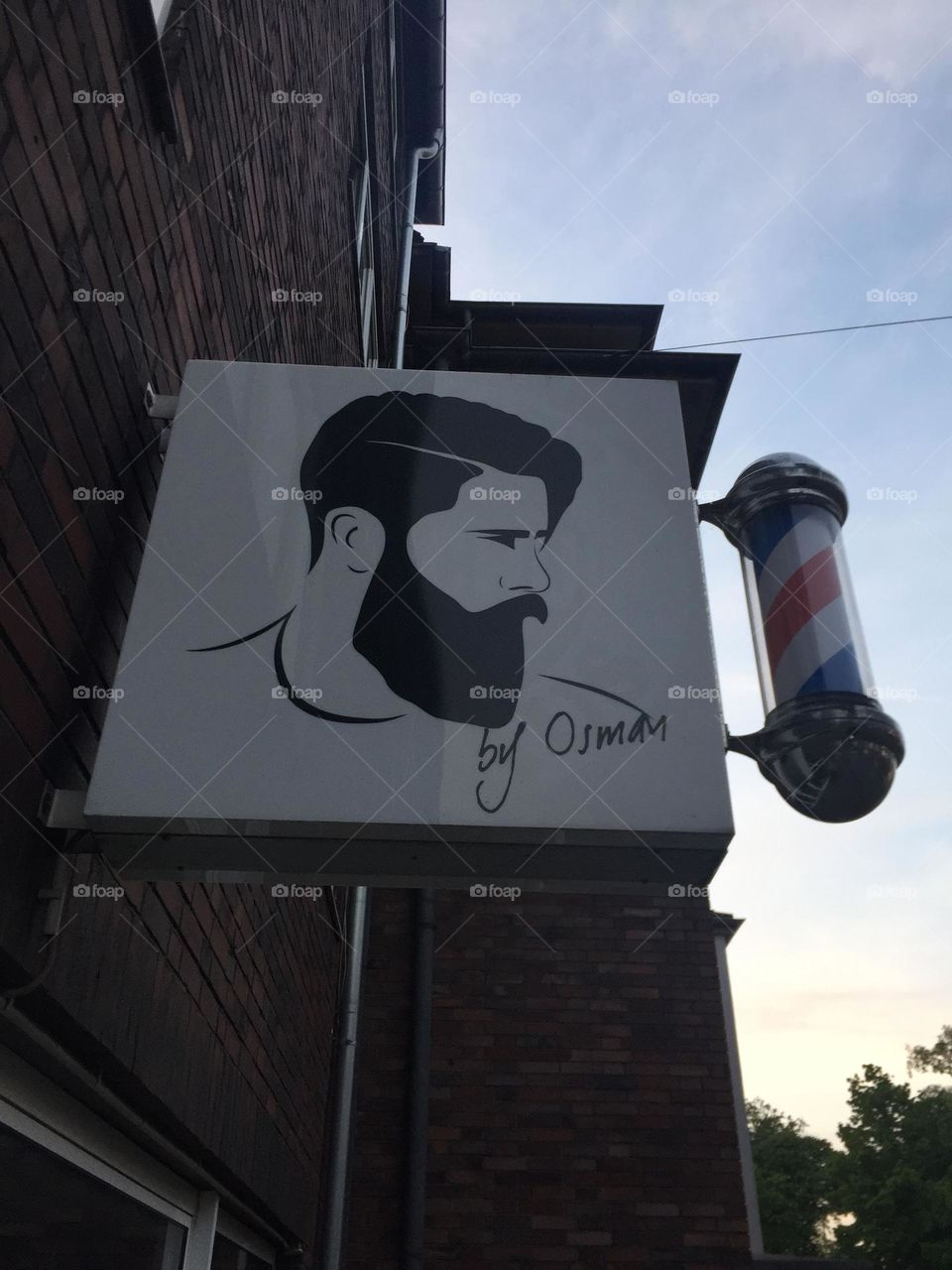 Friseur Salon Schild 