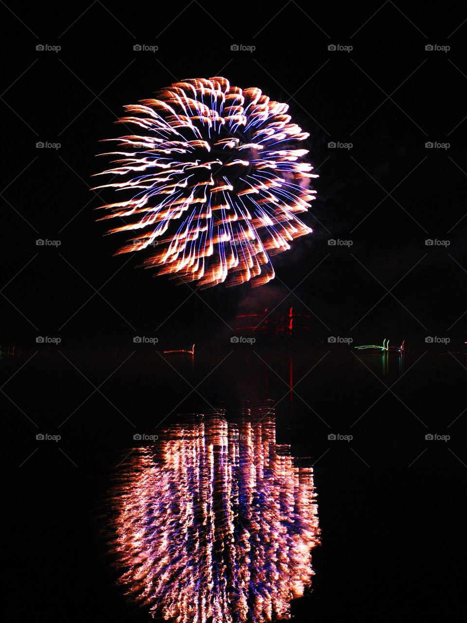 blue red white dark by somebeach