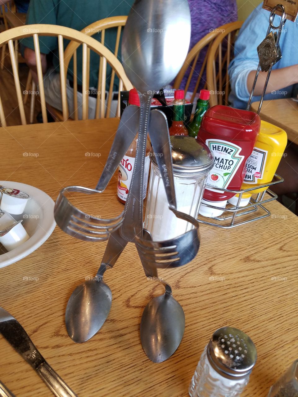 non traditional flatware use