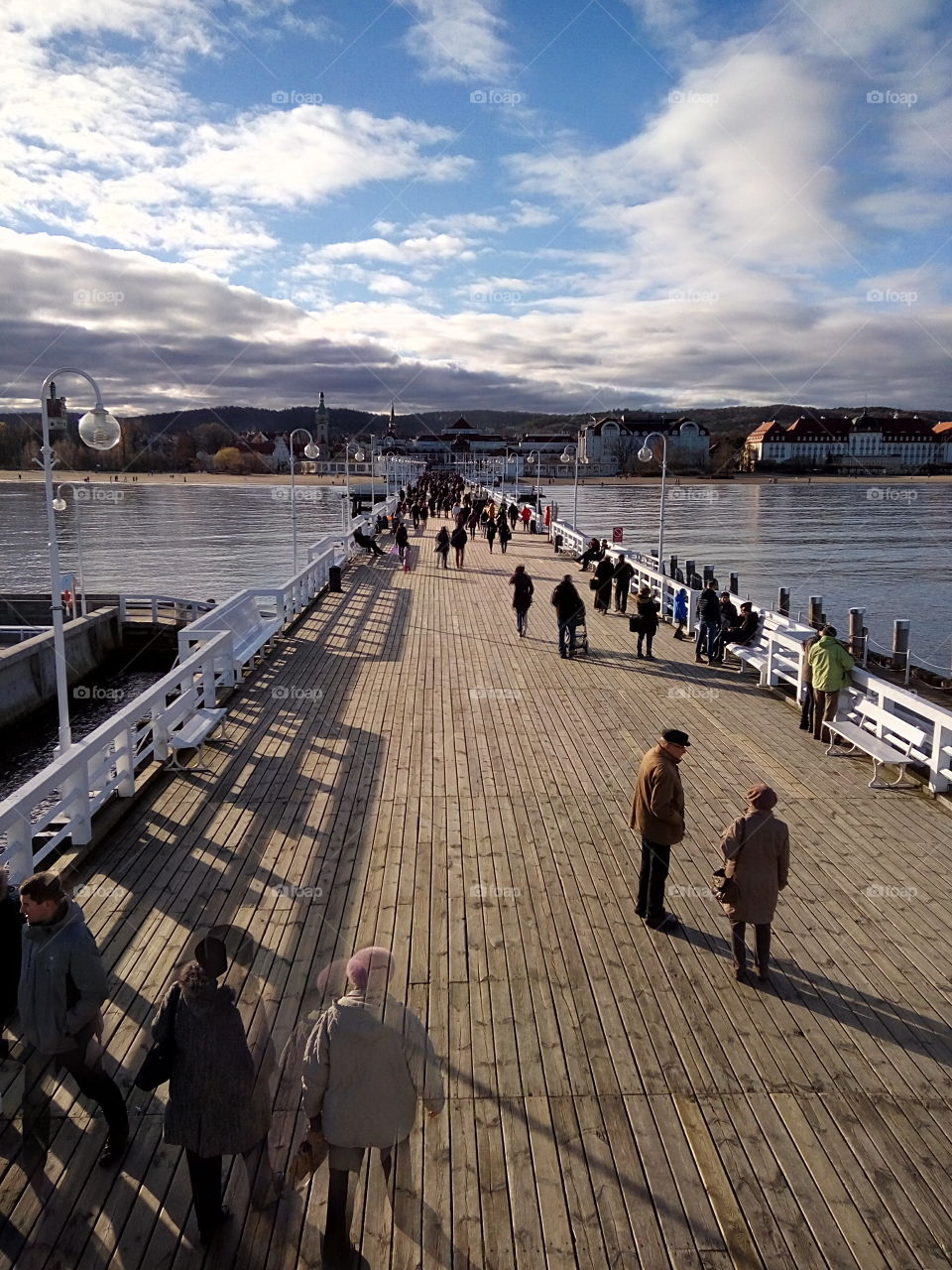 Pier on Sopot Poland 