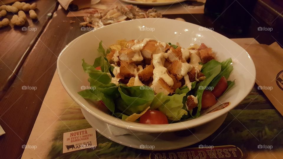 insalata pollo