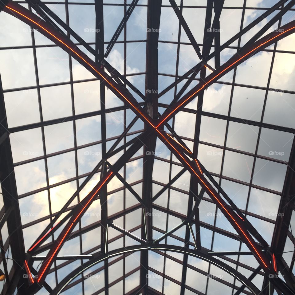 Glass ceiling. 