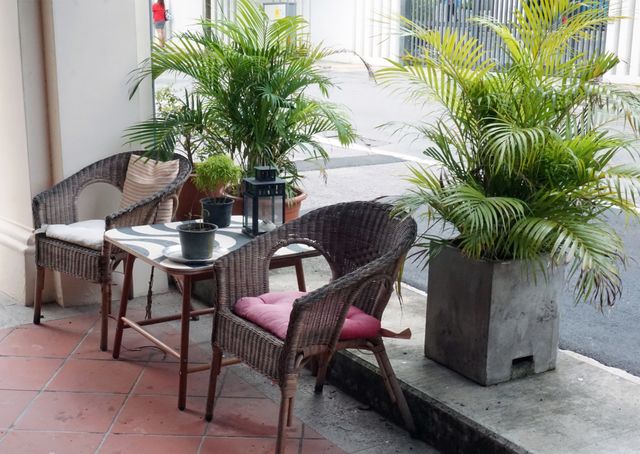 Relaxing outdoor space 