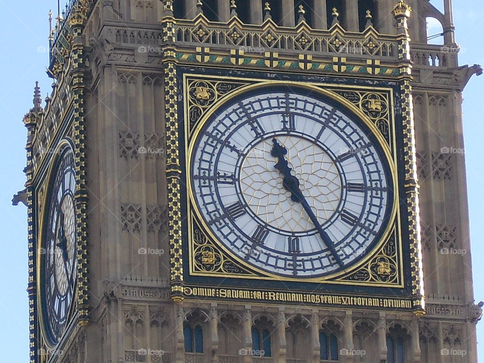 Big Ben's tower clock