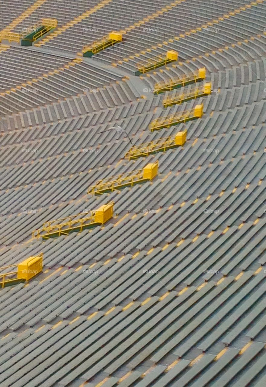 Empty Stadium Seats